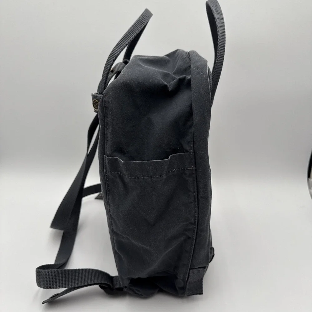 Fjallraven-Kanken Classic Backpack w/Bottle‎ Pocket Gray/blue